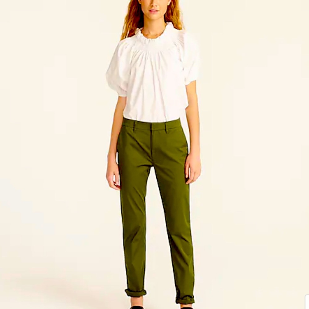 J Crew Ladies Slim Boyfriend Chino Pant